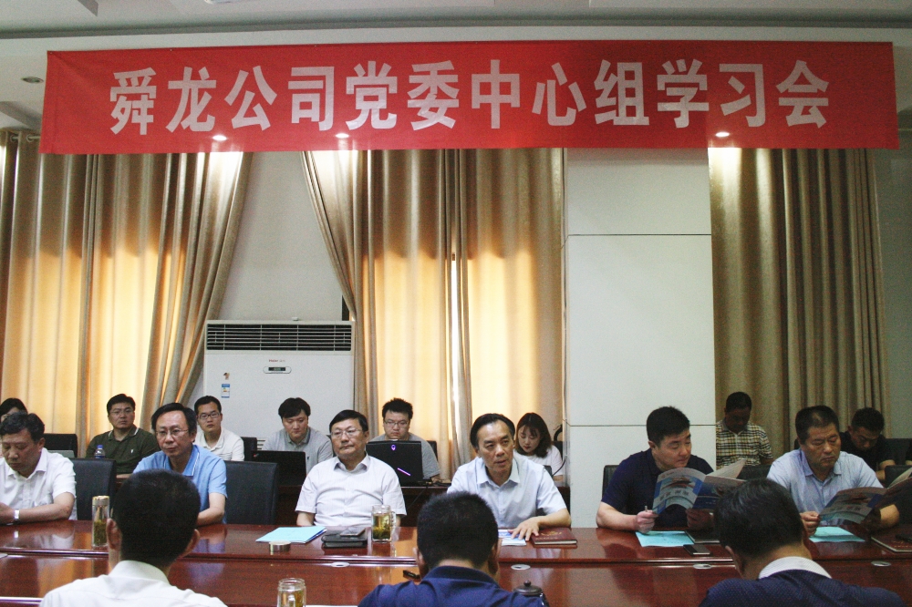 公司召開黨委中心組理論學(xué)習(xí)擴大會暨淮舜物聯(lián)一階段項目演示匯報